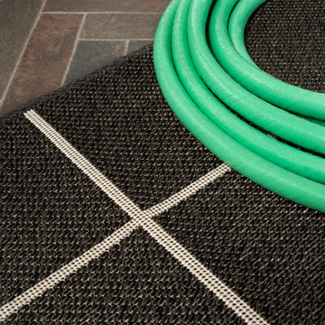 Grid Modern Squares Indoor/outdoor Area Rug